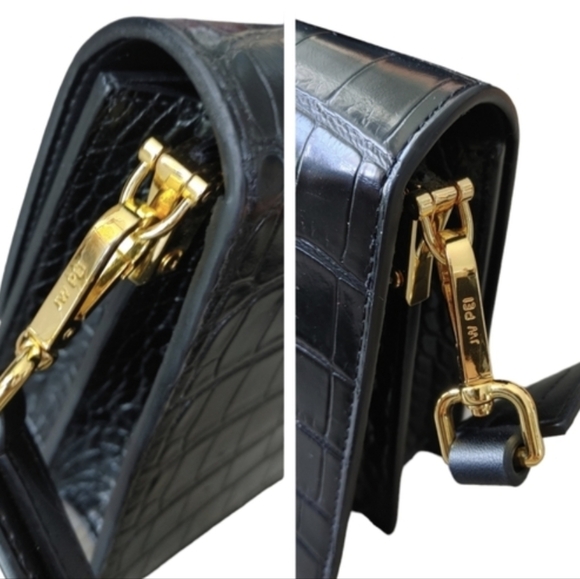 JW Pei Friday Vegan Leather Crocodile Embossed Shoulder Bag - Picture 9 of 12